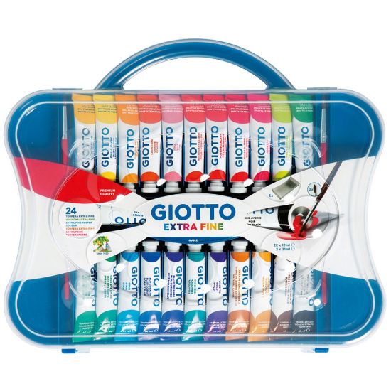 Picture of TEMPERE GIOTTO TUBO 12ml 24 COLORI 1pz