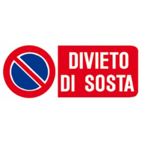 Picture of TARGA DIVIETO DI SOSTA 31X14 1pz