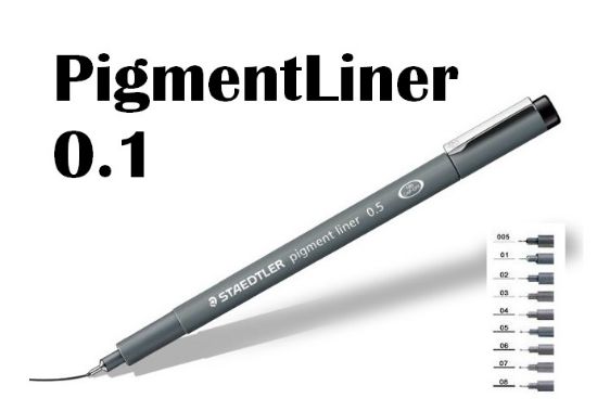 Picture of PENNA PIGMENTLINER 0,1 10PZ STAEDTLER PENNARELLO