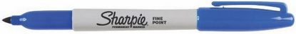 Picture of PENNA SHARPIE BLU 12pz PENNARELLO INDELEBILE PUNTA FINE PAPERMATE