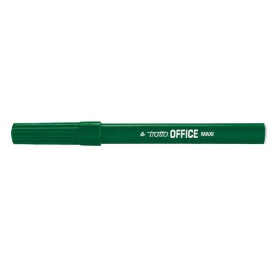 Immagine di PENNARELLI TRATTO OFFICE MAXI 4mm FILA 12pz VERDE