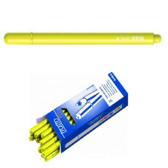 Immagine di PENNARELLI TRATTO PEN 12pz GIALLO FLUO - FILA