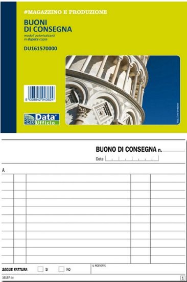 Picture of MODULI CONSEGNA 10X17 2COPIE CARTA CHIMICA 1pz