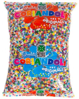 Immagine di CORIANDOLI MULTICOLOR 400gr 25pz BUSTE