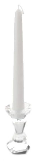 Picture of CANDELA CONICHE 20cm 6pz BIANCO LACCATO