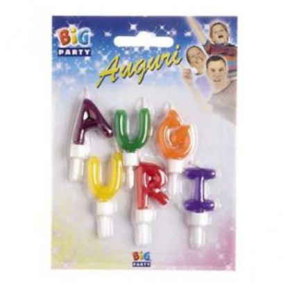 Picture of CANDELINE LETTERE AUGURI COLOR 1pz