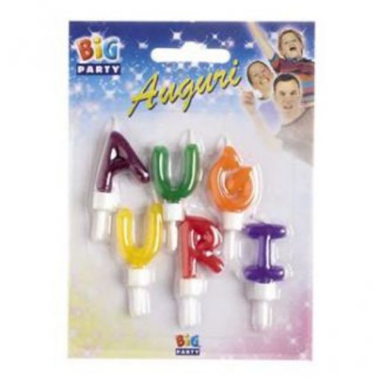 Picture of CANDELINE LETTERE AUGURI COLOR 1pz