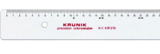 Picture of RIGA RIGHELLO KRUNIK 20cm INFRANGIBILE DOPPIO CENTIMETRO