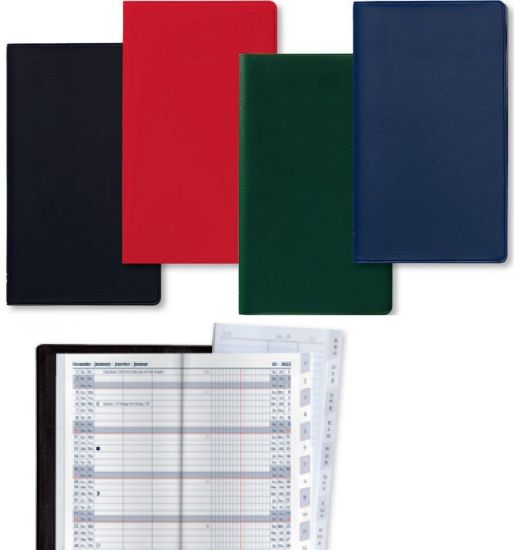 Picture of AGENDA MENSILE 9x15cm MEMORELLO PVC COLORI ASSORTITI