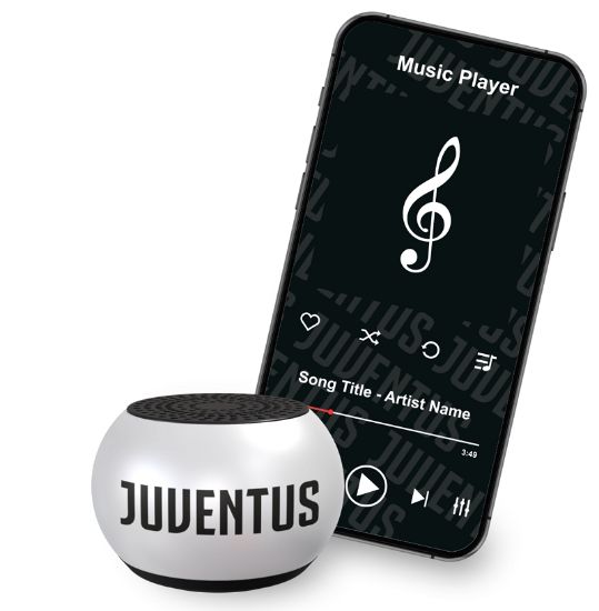 Immagine di SPEAKER BT MINI JUVENTUS 1pz 3W UNIVERSALE - TECHMADE