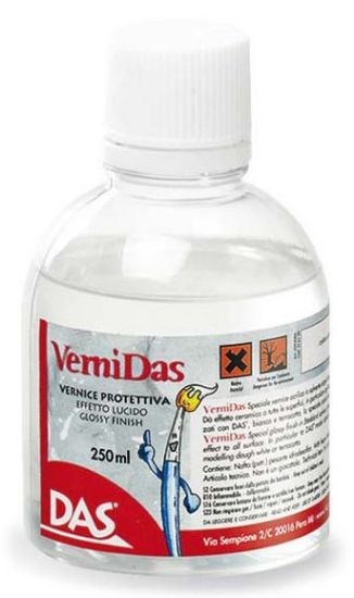 Immagine di VERNICE PROTETTIVA 250ml 1pz TAPPO PENNELLO - VERNIDAS