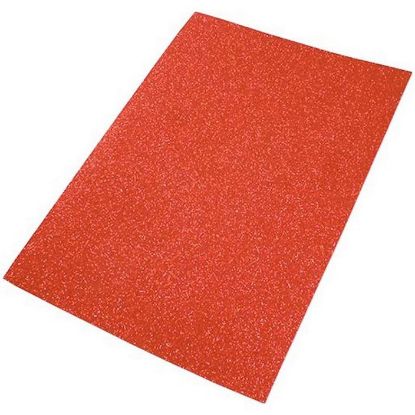 Picture of FOGLI EVA 40X60 ARANCIO 10FG GLITTER FOAM