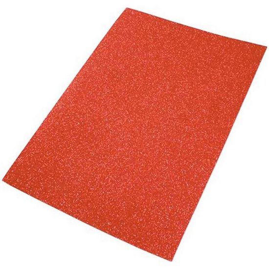 Immagine di FOGLI EVA 40X60 ARANCIO 10FG GLITTER FOAM