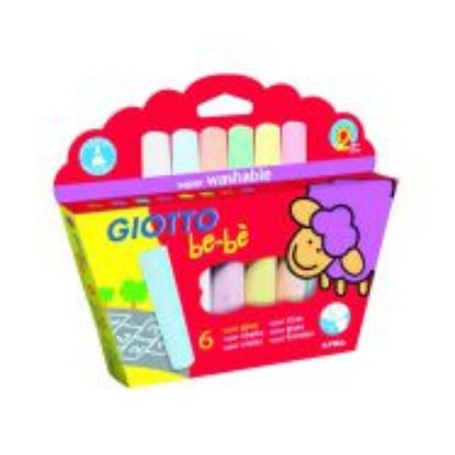 Immagine di GESSO GIOTTO BEBe' 1pz 6 COLORI ASSORTITI