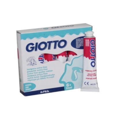 Immagine di TEMPERA GIOTTO  21ml -10- GIALCO FILA  1x 6pz - T710