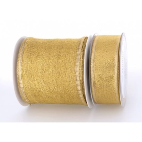 Picture of NASTRI 15mm TESSUTO 25mt ORO METAL