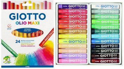 Immagine di PASTELLI OLIO GIOTTO 24 COLORI 1x4pz