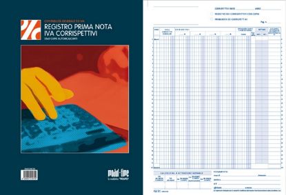 Picture of MODULI REGISTRO CORRISPETTIVI 24FG 5pz 2COPIE C/CHIMICA