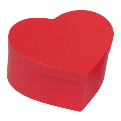 Picture of SCATOLA CUORE D9,5 H6,5cm ROSSA