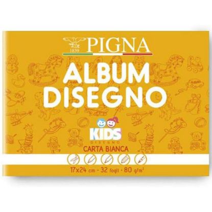 Picture of ALBUM DISEGNO PIGNA 32 FOGLI 17x24cm 10pz BIANCO