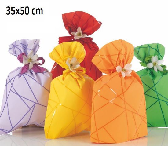 Picture of BUSTA REGALO CELLO DECOR SEGMENTS 35X50cm 50pz