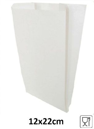 Picture of SACCHETTI CARTA BIANCO 12x22cm 100pz - alimenti