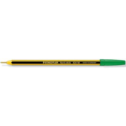 Immagine di PENNA SFERA STAEDTLER NORIS P. MEDIA VERDE  20pz TAPPO - 4064V