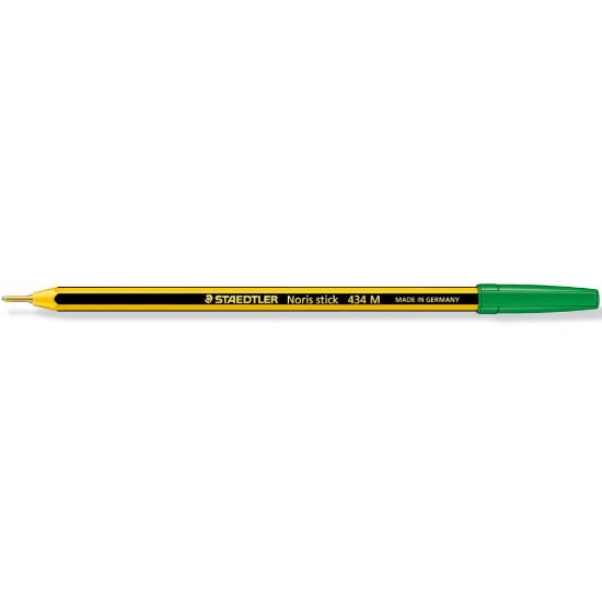 Immagine di PENNA SFERA STAEDTLER NORIS P. MEDIA VERDE  20pz TAPPO - 4064V