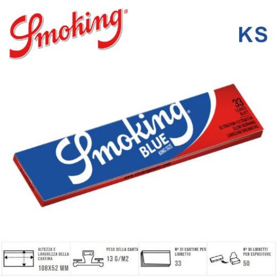 Picture of CARTINE SMOKING KS SLIM 50pz BLU (Acc. 5,94)-A00019010