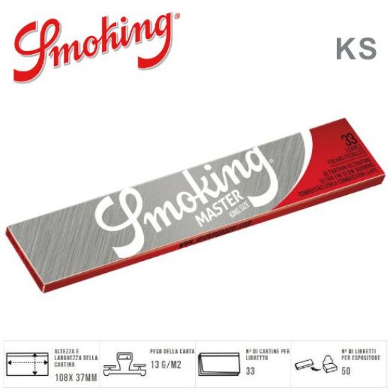 Picture of CARTINE SMOKING KS SLIM MASTER 50pz (Acc. 5,94)-A00027010