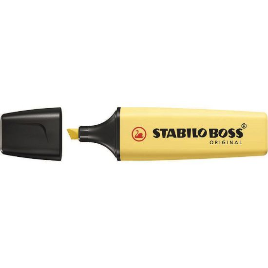 Picture of EVIDENZIATORE STABILO BOSS 10pz GIALLO BANANA PASTEL