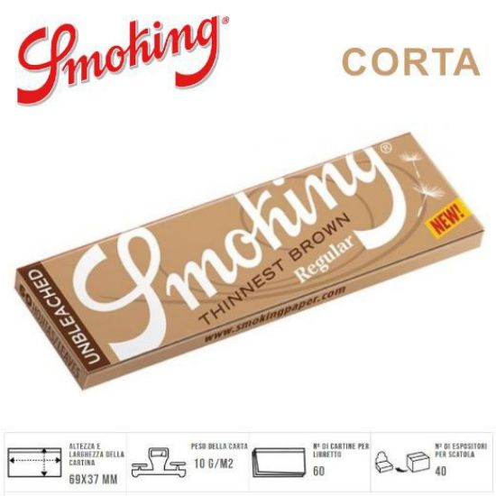 Picture of CARTINE SMOKING CORTA THINNEST BROWN 50pz (Acc. 10,8)-PROV-A01746011