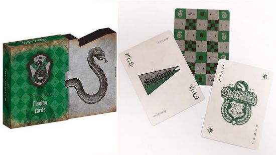 Picture of CARTE DA POKER CARTAMUNDI 1pz HARRY POTTER HOUSES SLYTHERIN