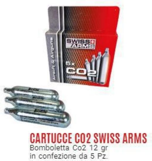 Picture of CARTUCCE PISTOLA GAS Co2 5pz 12gr DEFENCE SYSTEM