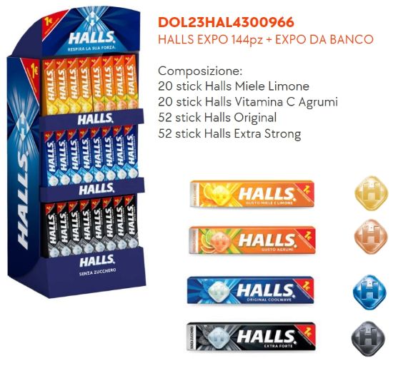 Immagine di HALLS EXPO 144pz + EXPO DA BANCO