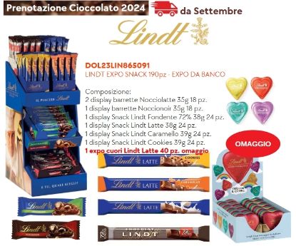 Picture of LINDT EXPO SNACK 192pz - EXPO DA BANCO