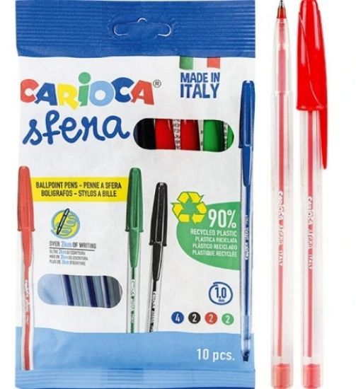 Picture of PENNA SFERA CARIOCA FLOWPACK 10pz ASSORTITI