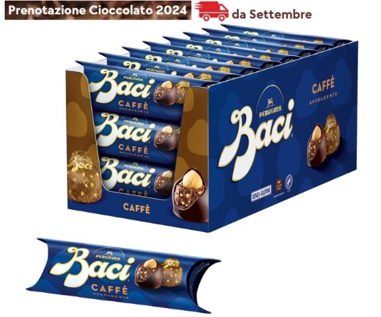 Picture of BACI PERUGINA CAFFE' TUBO 3baci 21pz - PR2024