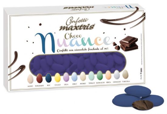 Picture of CONFETTI MAXTRIS 1kg CHOCO BLU