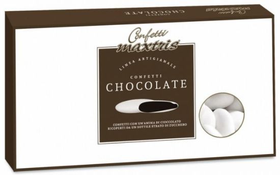 Picture of CONFETTI MAXTRIS 1kg CIOCCOLATO BIANCHI