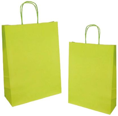 Immagine di SACCHETTI SHOPPER VERDE 18x8x24cm 25pz JOLLY KRAFT