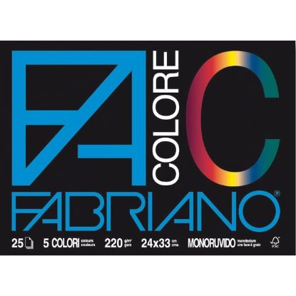 Picture of ALBUM DISEGNO FABRIANO FACOLORE 25 FOGLI 220g 33x48cm 1pz