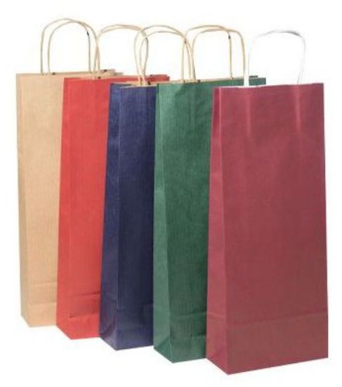 Picture of SACCHETTI SHOPPER BOTTIGLIA 14x9x40cm 25pz TINTA UNITA SEALING