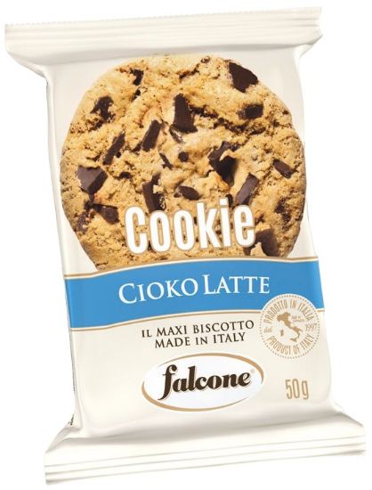 Immagine di BISCOTTI FALCONE COOKIES 50gr 13pz - CIOKO LATTE