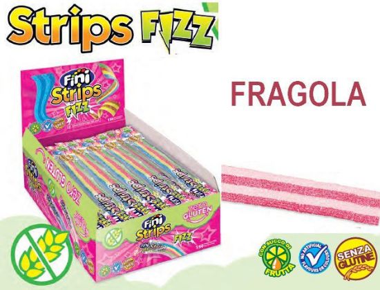 Immagine di FINI STRISCIA 150pz 8gr FRAGOLA senza glutine