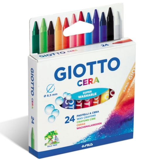 Picture of PASTELLI CERA GIOTTO 24 COLORI 1pz