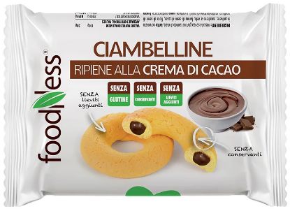 Immagine di BISCOTTI FOODNESS CIAMBELLINE CACAO 10pz - SENZA GLUTINE