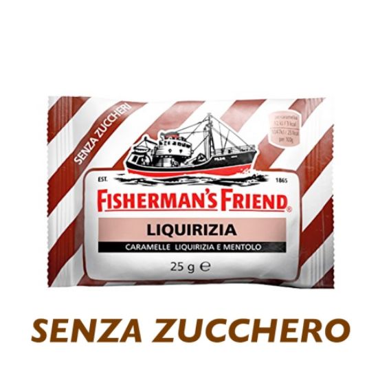 Picture of FISHERMAN'S BUSTA LIQUIRIZIA 25g 24pz SENZA ZUCCHERO