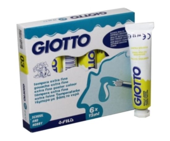 Immagine di TEMPERA GIOTTO  12ml -03- GIALLO PRIM. FILA  1x 6pz - T403