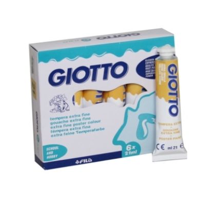 Immagine di TEMPERA GIOTTO  21ml -21- GIALLO OCRA FILA  1x 6pz - T721